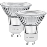 LED GU10 Range Hood Light Bulbs, LED Stove Appliance Light Bulb, Kitchen Light Replacement Halogen Light Bulb, 50W Equivalent, Warm White 3000K, 6W 550 Lm, Dimmable,Waterproof IP65 Pack of 2