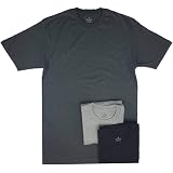 stafford performance blended cotton heavyweight crew pocket comfort tee with wicking