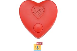 XLW Voice Recorder,350s Voice Box for Recordable Gifts Button Sound Box for Stuffed Animals, Christmas Valentine's Day Plush Toy & Manual DIY Creative Sound Gifts for Boys, Girls (Red)