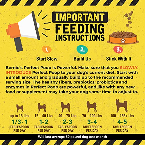 Perfect Poop Digestion & General Health Supplement for Dogs Fiber