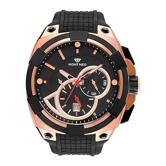 Mont Neo Chronograph Black Dial Mens Watch - 1006C-P3404