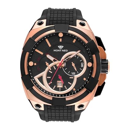 Mont Neo Chronograph Black Dial Mens Watch - 1006C-P3404