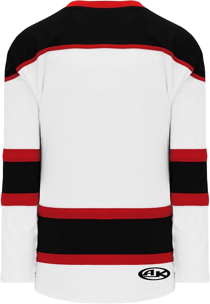 black red and white hockey jerseys