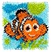 Dimensions Disney Finding Nemo Latch Hook Craft Kit for Kids, 12'' x 12''