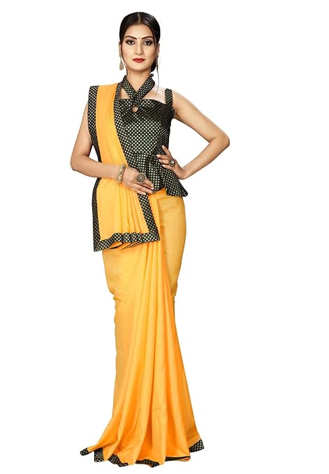 Designer Silk Saree With Blouse
