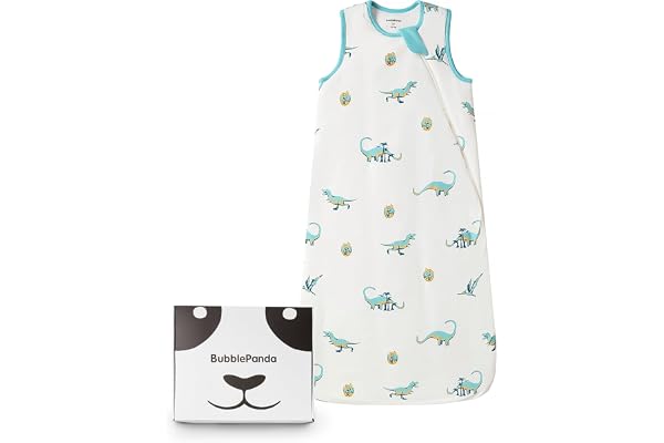 BubblePanda Rayon Made from Bamboo Sleep Sack 2t-3t 0.5 Tog Soft Lightweight Toddler Sleep Sack 24-36 Months for Babies 2-Way