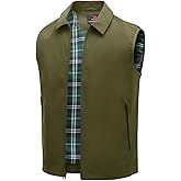 TBMPOY Men's Vest Casual Lightweight Thin Utility 3 Zip Pockets Stylish Sleeveless Jackets Summer Fall Golf Travel Business