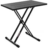 Liquid Stands Expandable DJ Table Stand Portable Audio Mixer Stand, X Style | DJ Stand for Laptop &amp; Controller - Midi Keyboard Stand &amp; Synth Stand - DJ Booth Portable Keyboard Stand &amp; Tabletop DJ Desk