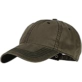 e4Hats.com Washed Deluxe Unstructured Wax Cotton Cap
