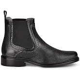 FRANCO CUADRA Men's Boot in Genuine Deer Leather Black