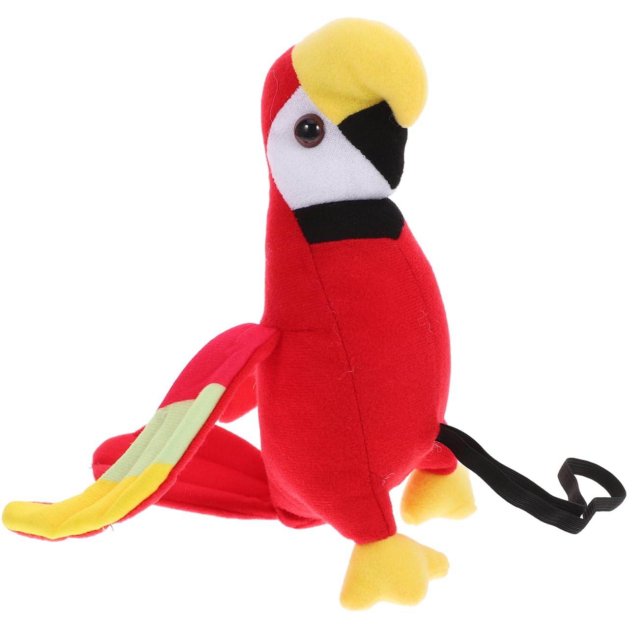 jojofuny Pirate Parrot Plush Animal for Hanging on the Shoulder Pirate Costume Accessories for Children Carnival Jungle Costume Party Decoration