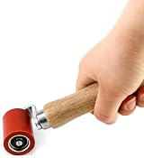 QWORK Silicone Seam Roller 40mm High Temperature Red view 4