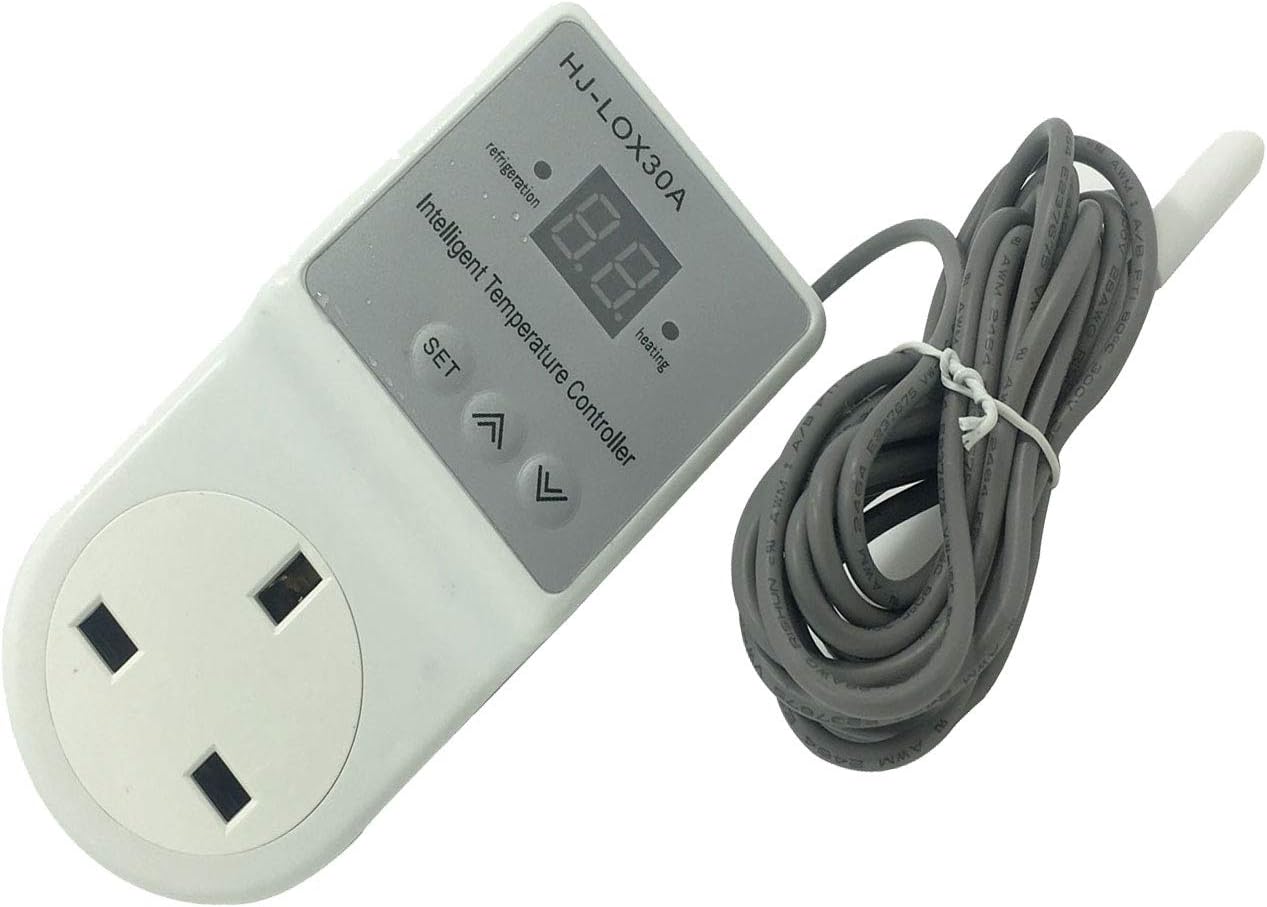 Plug in Electric Digital Refrigeration Heating Temperature Controller Thermostat Greenhouse Heater for Indoor Using