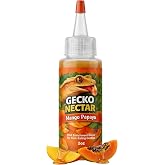CTWPets Liquid Crested Gecko Treat &amp; Food Topper, Mango Papaya, 2 fl oz | Mango papaya liquid gecko treat for crested, gargoyle and day geckos; use as a water additive, food topper or CGD mixer