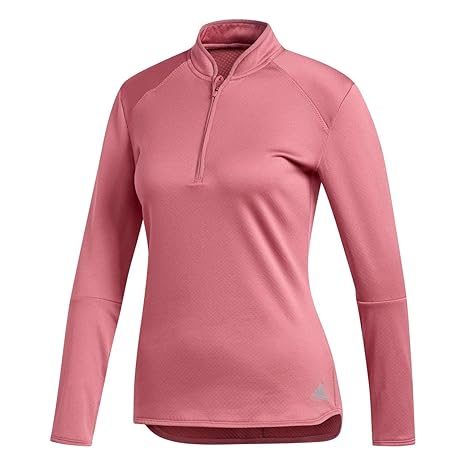 adidas Damen Response Crew 1/2 Zip Langarm Sweatshirt
