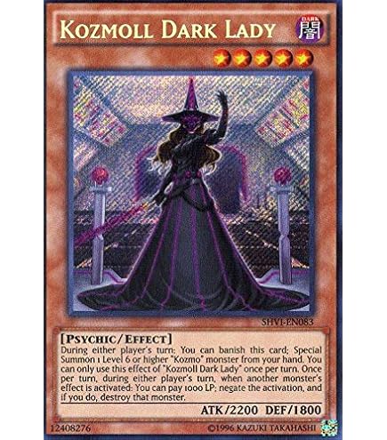 Amazon.com: YU-GI-OH! - Kozmoll Wickedwitch (DOCS-EN083