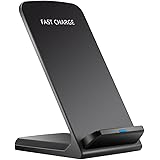 Fast Wireless Charger - MixcTech Stand Wireless Charger Universal for Samsung Galaxy S8 Plus  S8 Galaxy S7/S7 Edge, Note 5, S6 Edge Plus and Other Qi-Enabled Devices