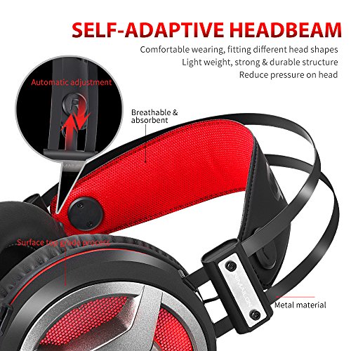 image for HOME OF E-SPORTS NEWEST Gaming Headset PC Gaming Headphones for PS4 Xb