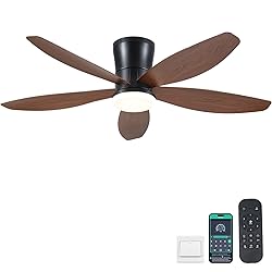 Surtime Ceiling Fans with Lights-48 Low Profile