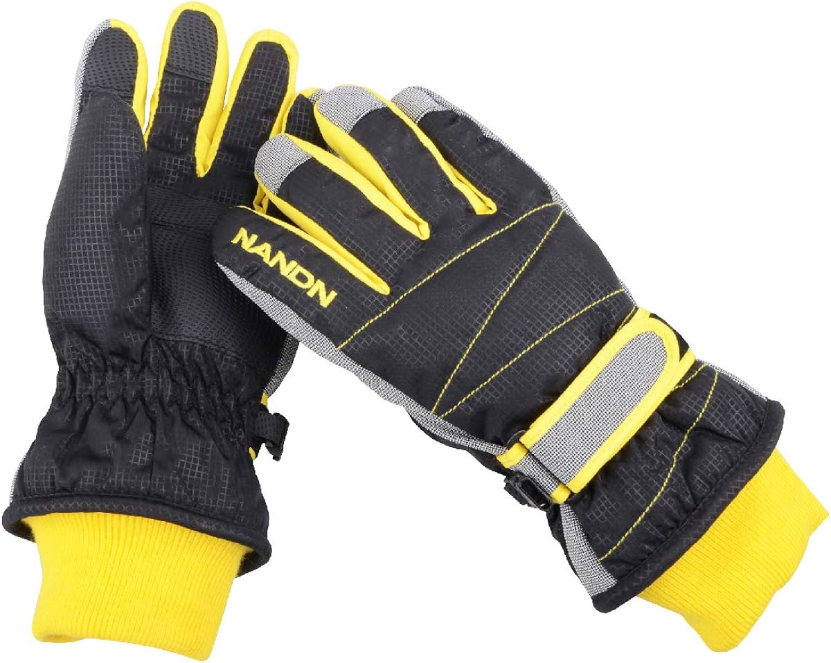 TRIWONDER Kids Ski Gloves Winter Warm Gloves Cold Weather Windproof Snowboard Snow Gloves Boys Girls: Clothing