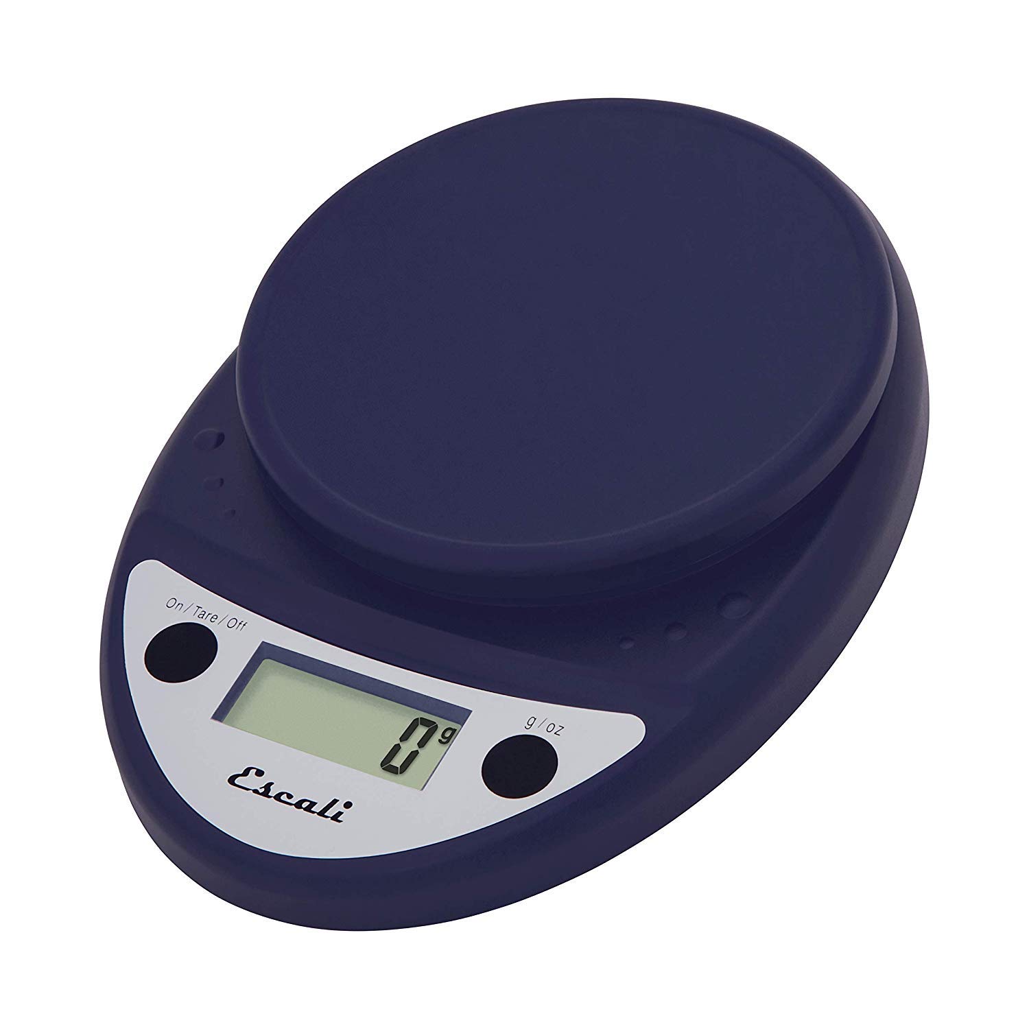 EscaliP115NB Primo Kitchen Scales Digital - Kitchen Scales - Scales Kitchen Office - Baking - Portion Control - Hobbies - Herb Scale Household Scales - 5kg - Royal Blue - 21.6 x 15.2 x 4cm