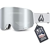 Wildhorn Maxfield Pro Ski Goggles for Men & Women - Fenom Lens Technology - Anti-Fog - Interchangeable Lenses - UV400