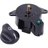 Headlight Switch &amp; Headlamp Knob Set for Ford Mazda Mercury | for Explorer Sport Trac 2001-2004, Explorer 1995-01, Ranger B4000 1995-2006, B2300 1995-1997, B2500 Mountaineer 1997-2001