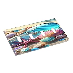 Beach Starfish Seashell Nautical Custom Quad Toggle