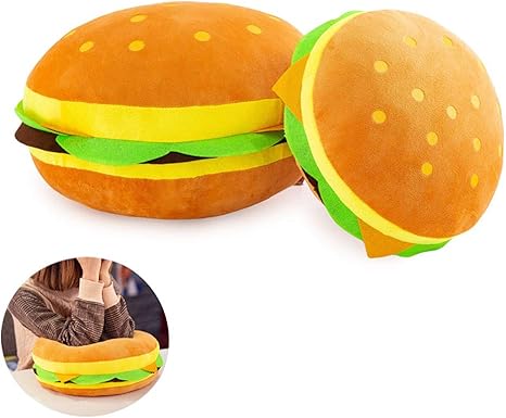 peluche de hamburguesa