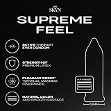 SKYN Supreme Feel Condoms 10 Count Latex Free Regular Size 53mm Wide view 3