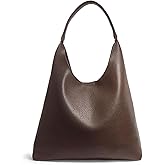 Hobo Tote Bags for Women Casual Slouchy Shoulder Bag Trendy Vegan PU Leather Suede Purse Handbag for Work Weekender Travel
