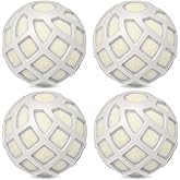 Dryer Balls – Patented Silicone Guard, Natural Wool Core, Super Anti-Tangle & Saves Drying Time, Reduces Static & Noise, Natu