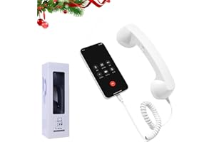 Retro Phone Handset,2026 New Retro Phone Handset for iPhone,Type-C Retro Telephone Wired Handsets Style Landline Handle Recei