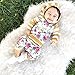 2pcs Girls Hooded Sweatshirt Tops Floral Pants Baby Take Home Outfits Costume (0-3 Months, Yellow)
