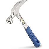 12 Oz Rip Hammer with Blue Vinyl Shock Reduction Grip