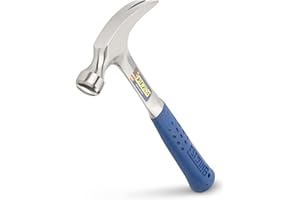 12 Oz Rip Hammer with Blue Vinyl Shock Reduction Grip