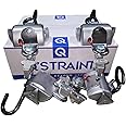 Q'Straint Q-8101-L QRT Deluxe Retractor Kit with L-Track Fittings and Positive Lock Indicators. Contains 4 Dual Knob Retractors with J-Hook Attachment Points. Fully Automatic and Self-Tensioning