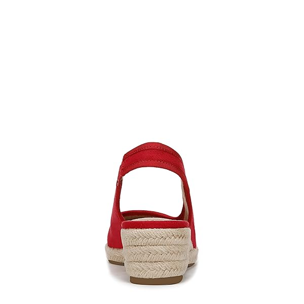 LIFESTRIDE WOMENS KAYDEN WEDGE SANDAL FIRE RED 6 W