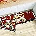 MAXYOYO 2 Pieces Fat Chefs Kitchen Floor Mats Runner Rug Set,Kitchen Area Rug,Entrance Mat (3 Chefs)