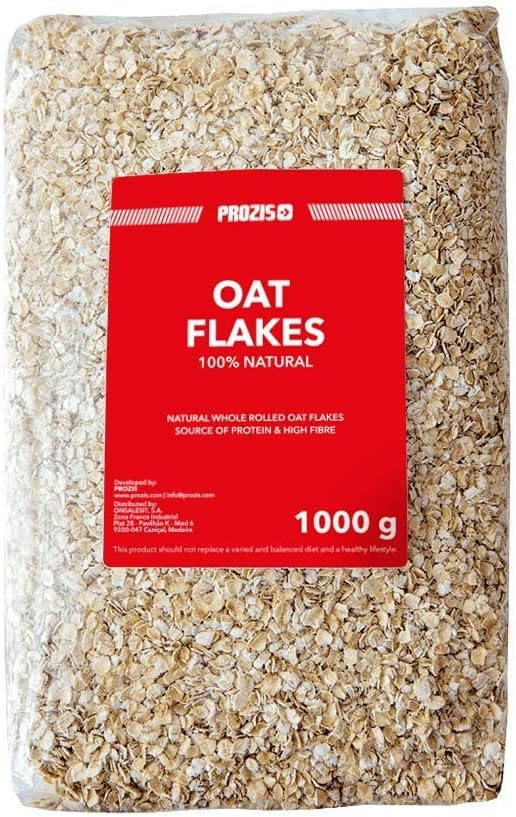 Prozis 100% Natural Whole Oat Flakes 1kg - Cereales Repletos de ...