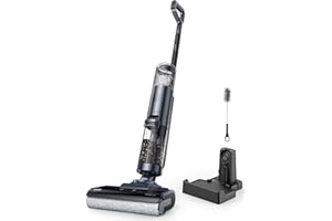 JONR ED12 PRO Wet Dry Vacuum Cleaner,Vacuum Mop, Three Sided Cleaning,Hot Water Self-Cleaning,Hot Air Drying,Tangle-Free,Smart Hard Floor Cleaner Machine with Powerful Suction