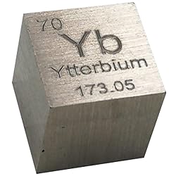 Ytterbium Cube - 10mm Pure Metal Element Cubes