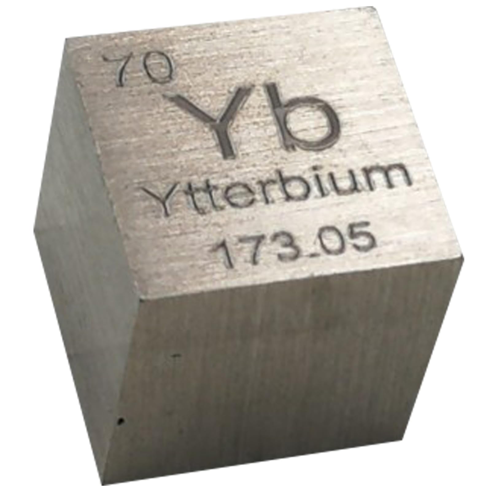 Ytterbium Cube - 10mm Pure Metal Element Cubes