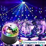 KOOT Disco Ball Lights, 9 Colors Sound Activated