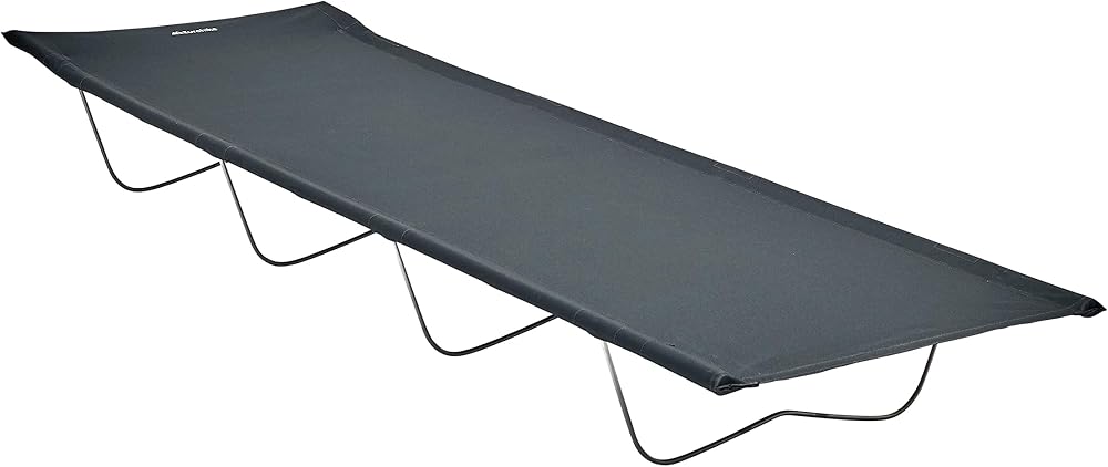 Eurohike Utah 4 Leg Camp Bed Durable Fabric Carry Bag 180x57x18cm Grey