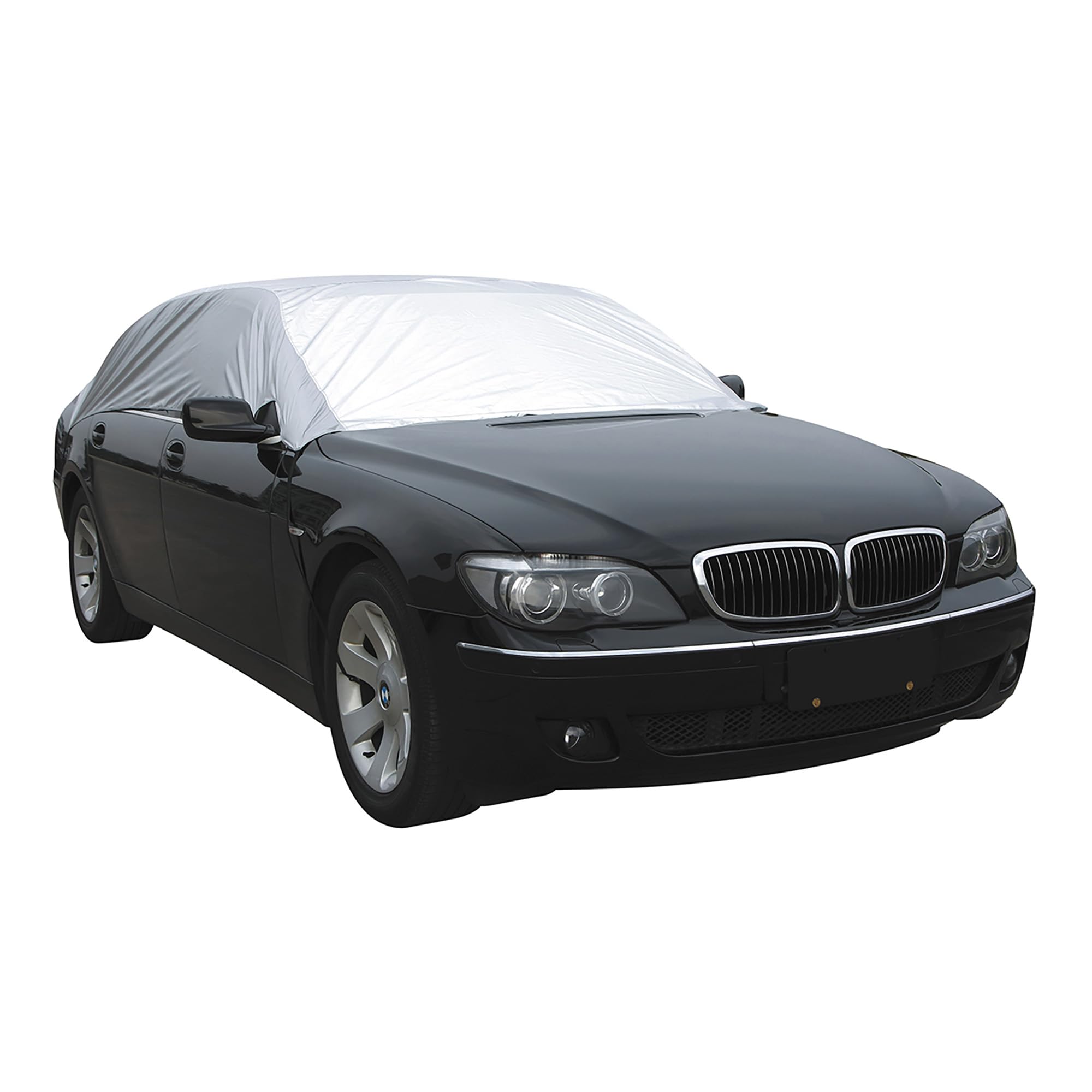 Sakura SS5382 Small Grey Car Top Cover - Frost Protection Water Resistant - Universal Easy Fit - Choose From 4 Sizes, Grey