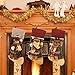 Codream 3D Cartoon Cotton and Linen Stockings, Santa Claus