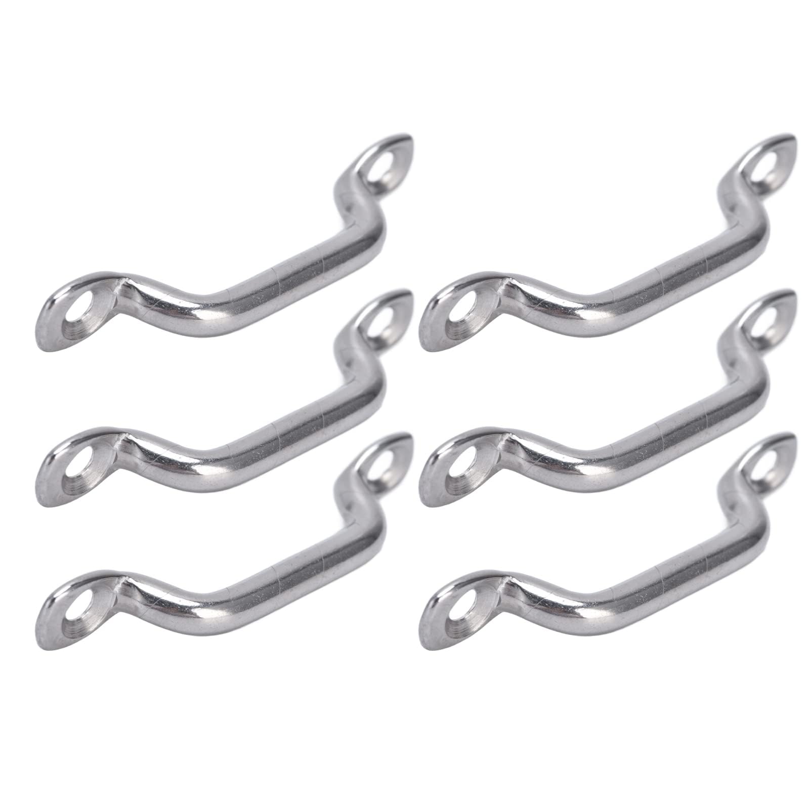 10Pcs Boat Top Pad Eye Deck Loop Tie Down 316 Stainless Steel Pad Eye Eyelets Kayak Deck Loops Boat Top Pad Boating Equipment for Fixing, Boating Equipment