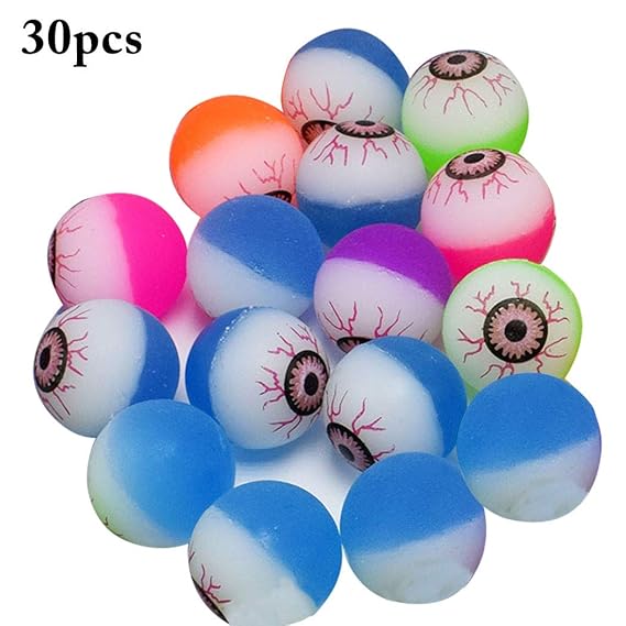 eyeball bouncy balls