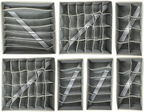 Eonway Caja de Almacenamiento Plegable para cajones - 7 Paquetes